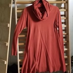 Gaia Conceptions Cowl Hooded Hemp Tunic Babydoll